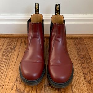 Cherry Red Smooth 2976 Dr. Martens Boots Mens US 12 EUC